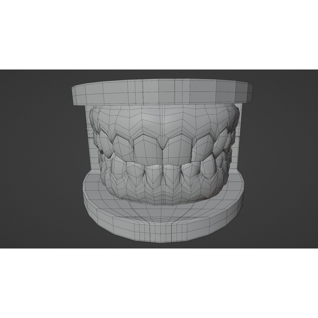 Dental Typodont Teeth 3D Model – Realistic Dental Asset, FBX, OBJ - View 12