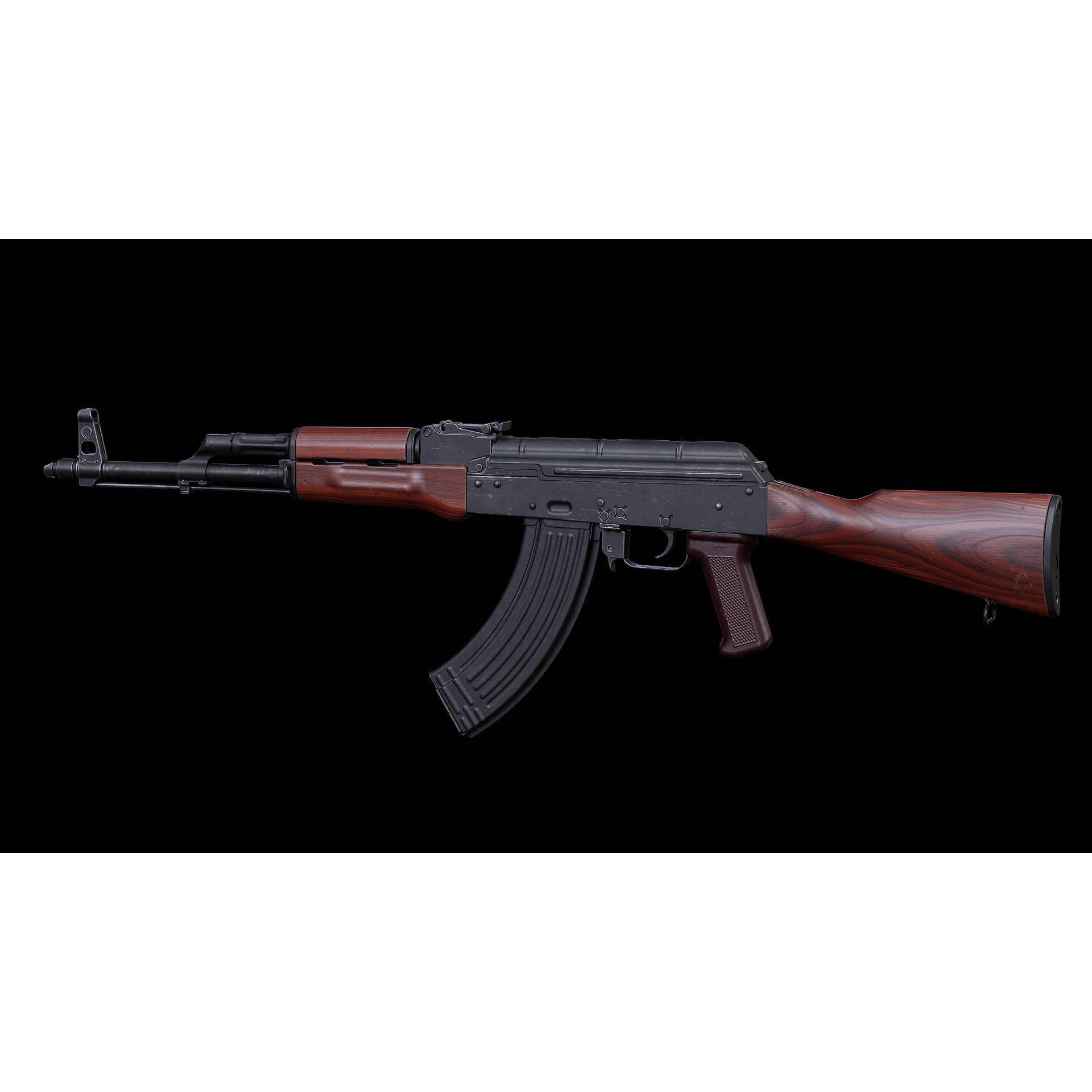 AKM KPYK - Low-Poly Game-Ready 3D Model - View 18