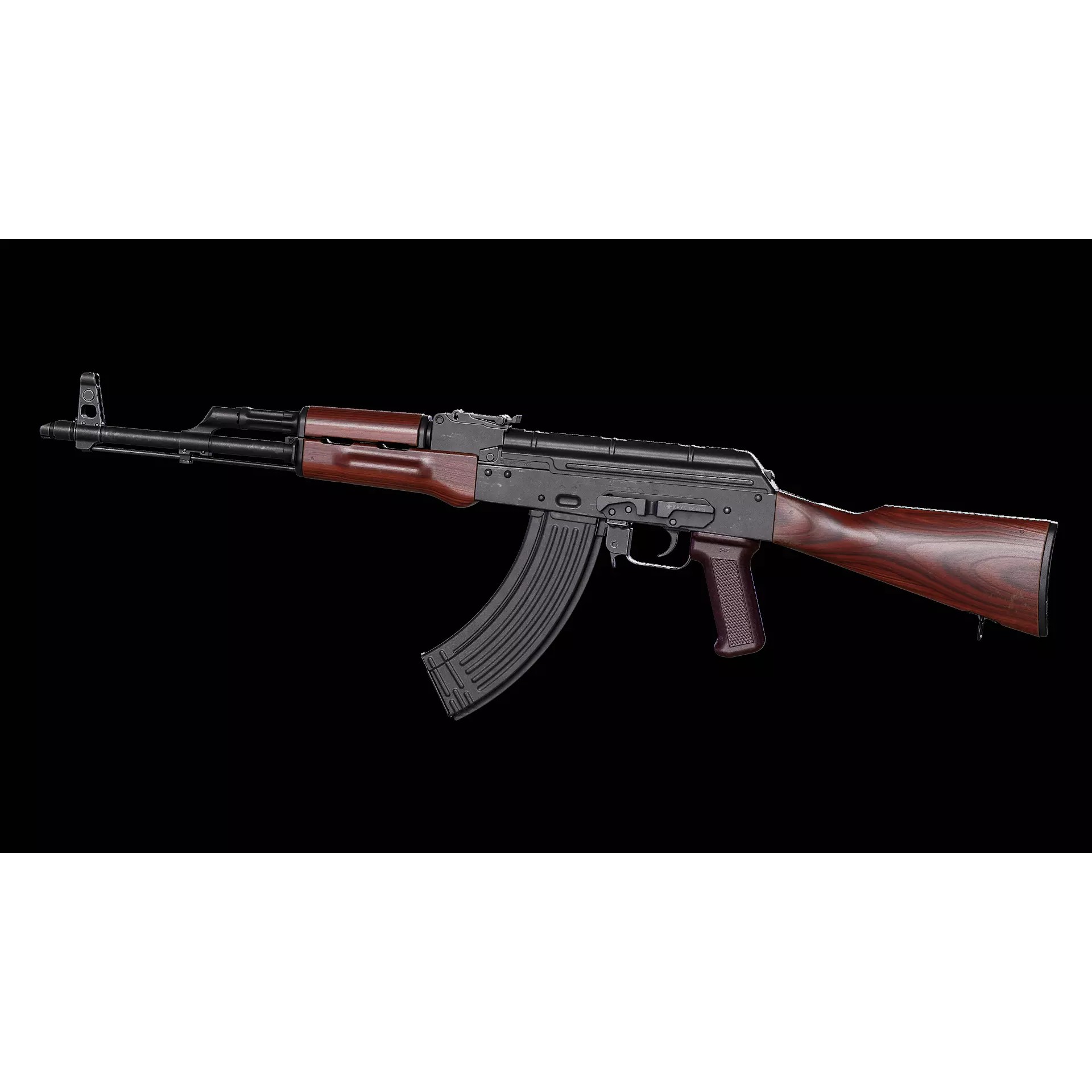 AKM KPYK - Low-Poly Game-Ready 3D Model - View 20