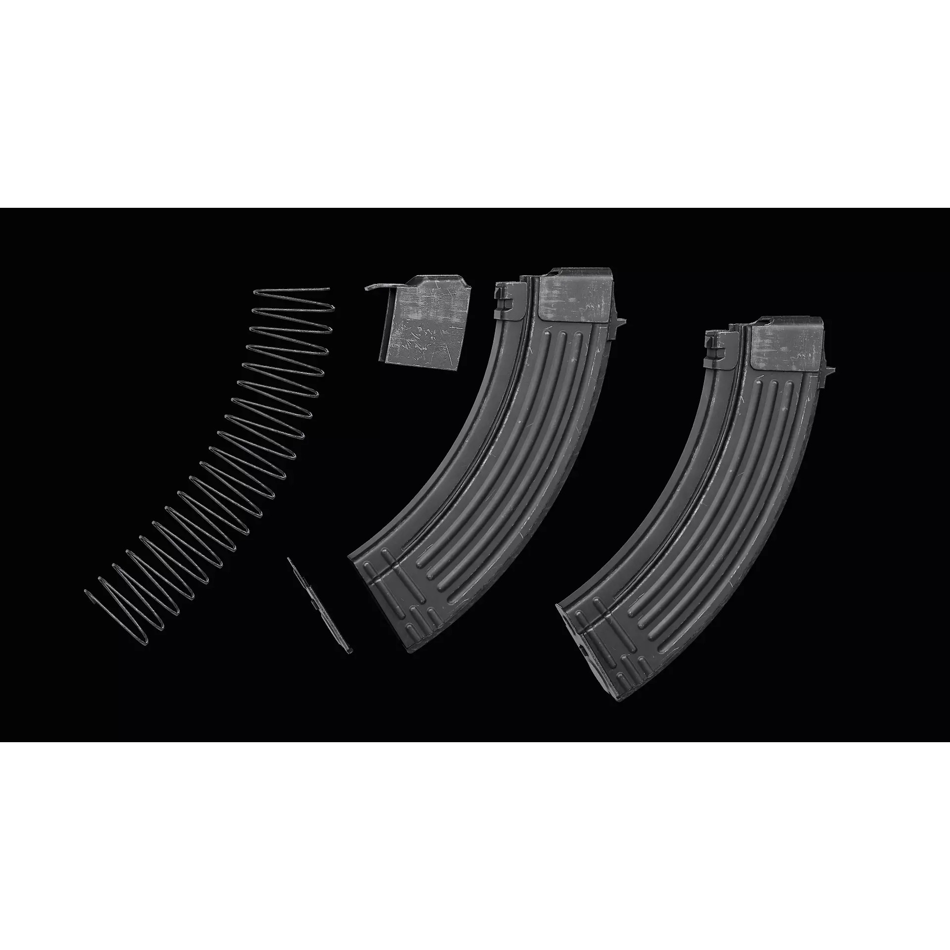 AKM KPYK - Low-Poly Game-Ready 3D Model - View 22