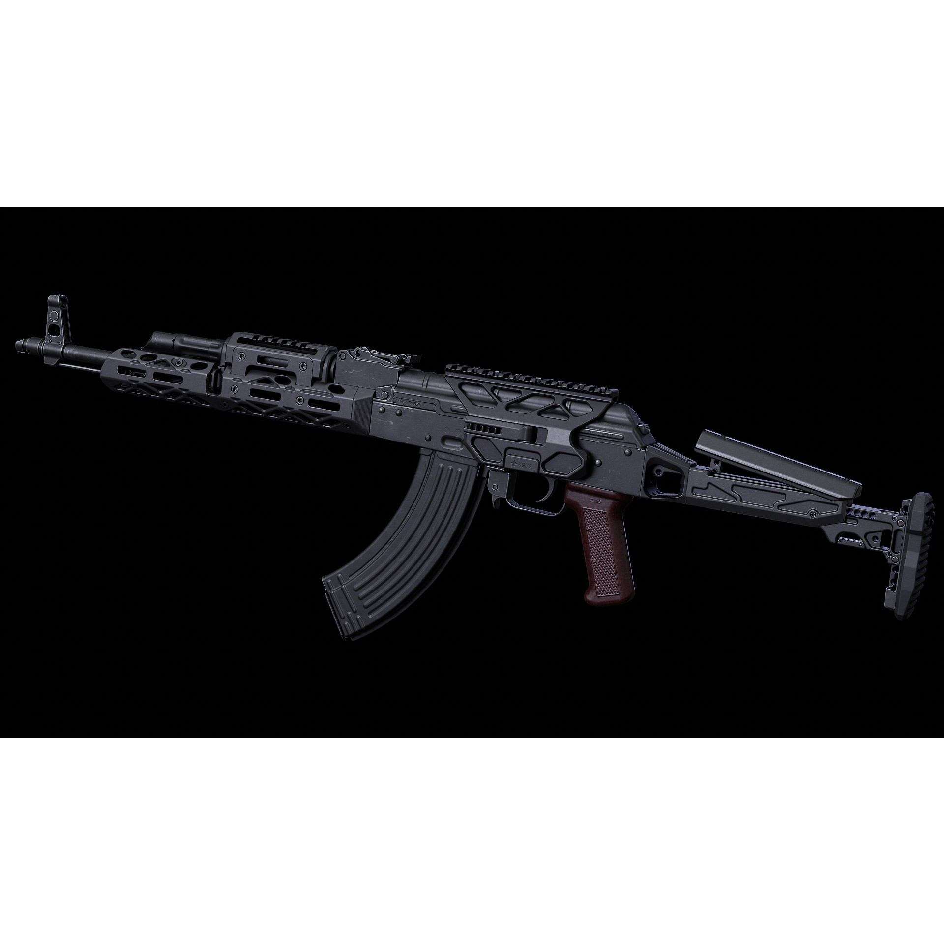 AKM KPYK - Low-Poly Game-Ready 3D Model - View 3