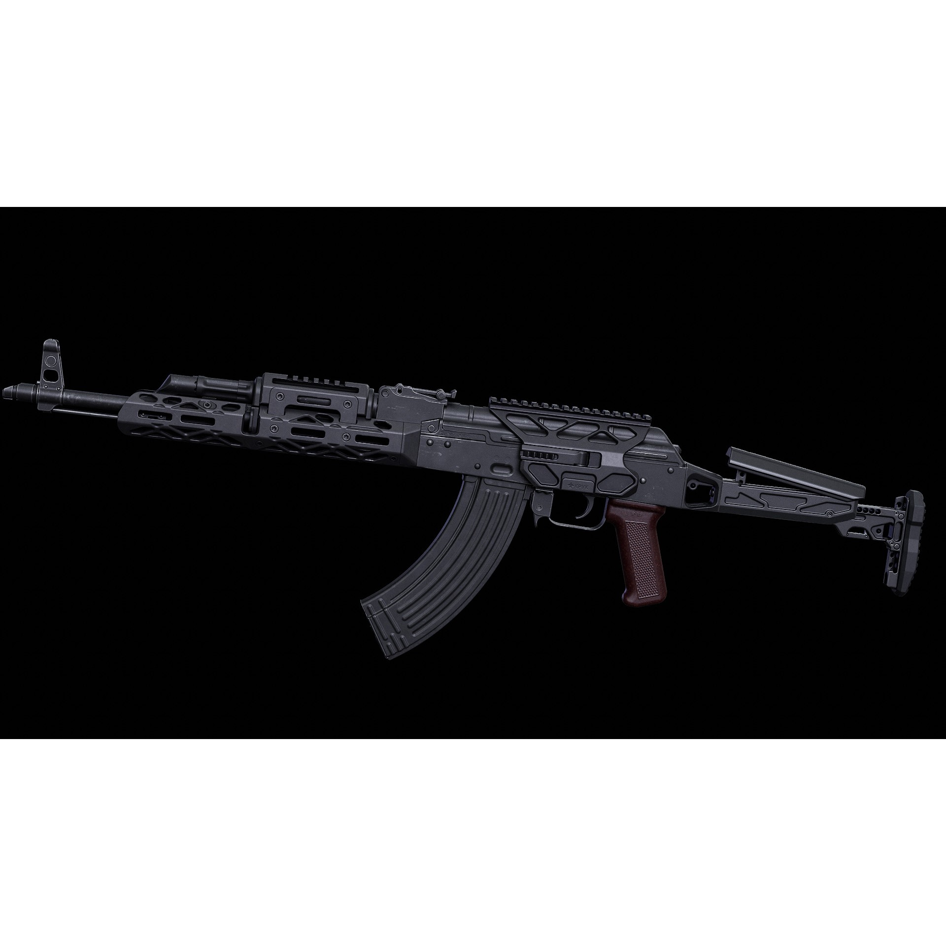 AKM KPYK - Low-Poly Game-Ready 3D Model - View 4