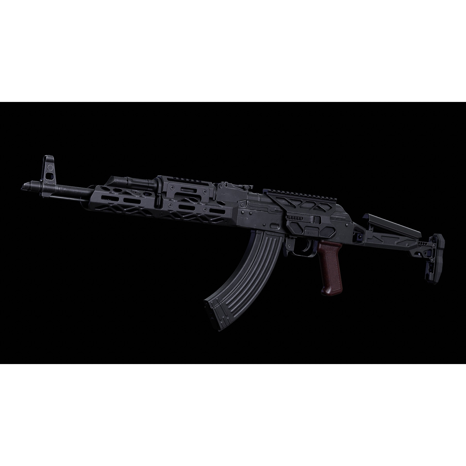 AKM KPYK - Low-Poly Game-Ready 3D Model - View 5