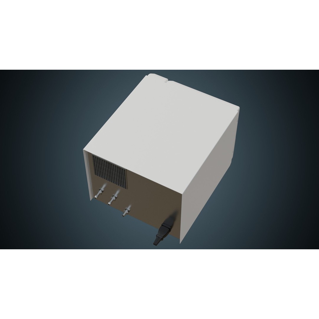 Autoclave 3D Model – Low Poly Medical Equipment, FBX, Game Ready - View 4