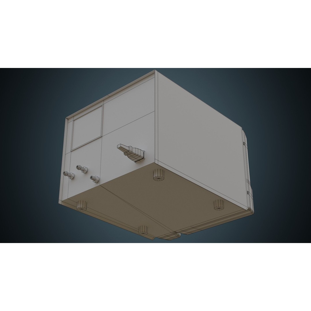Autoclave 3D Model – Low Poly Medical Equipment, FBX, Game Ready - View 9