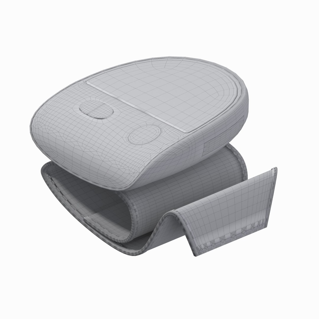 Digital Blood Pressure Monitor 3D Model – Low Poly Medical Asset, FBX - View 15