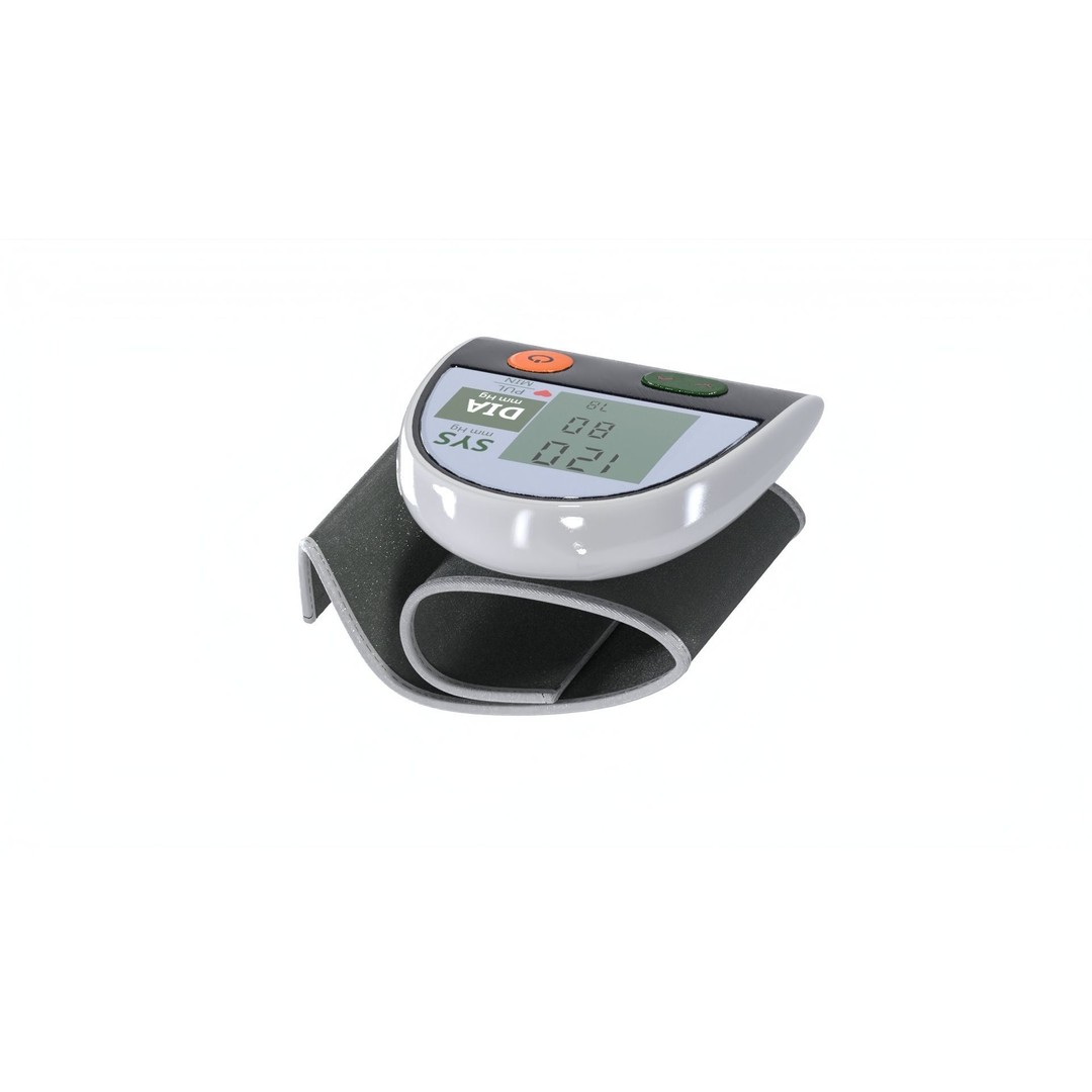 Digital Blood Pressure Monitor 3D Model – Low Poly Medical Asset, FBX - View 26