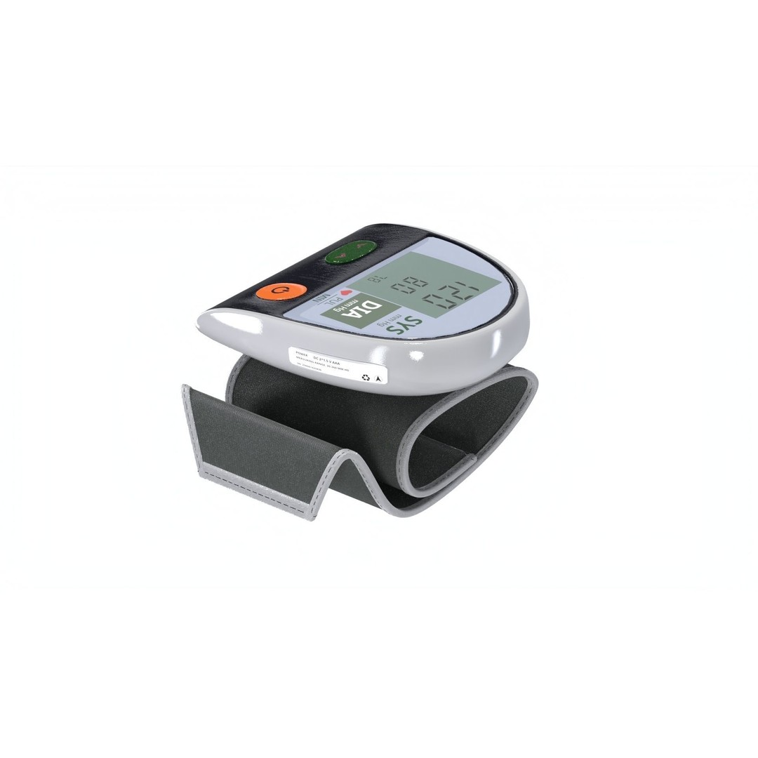 Digital Blood Pressure Monitor 3D Model – Low Poly Medical Asset, FBX - View 29