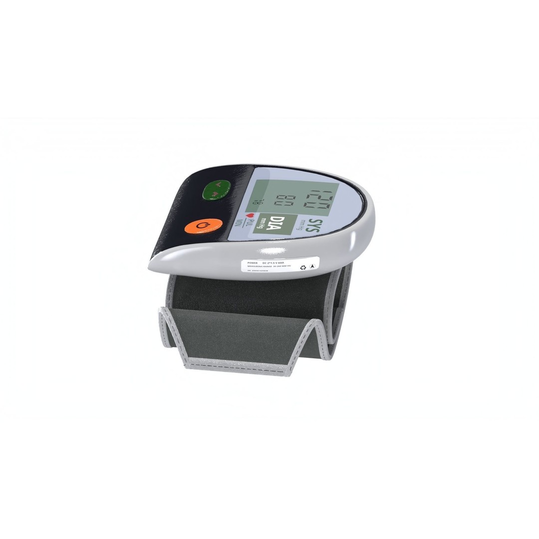 Digital Blood Pressure Monitor 3D Model – Low Poly Medical Asset, FBX - View 31
