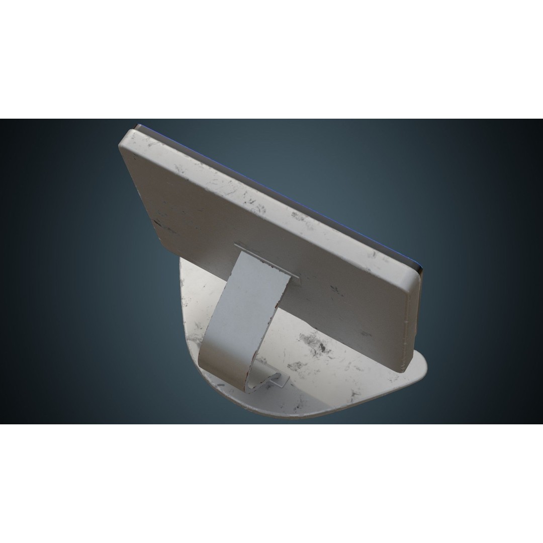 Medical Computer 3D Model – Low Poly PBR Asset, FBX, Blender - View 4