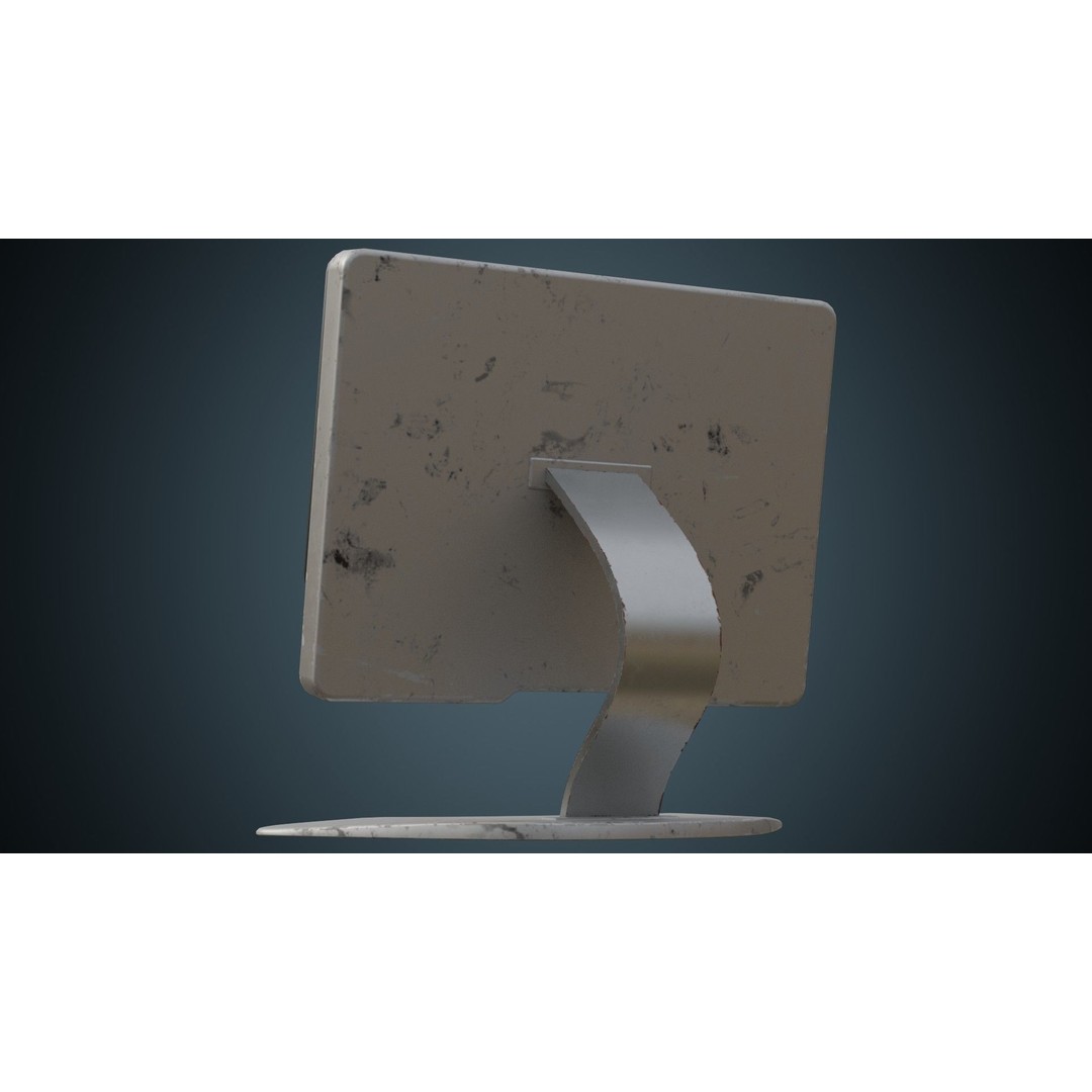 Medical Computer 3D Model – Low Poly PBR Asset, FBX, Blender - View 5