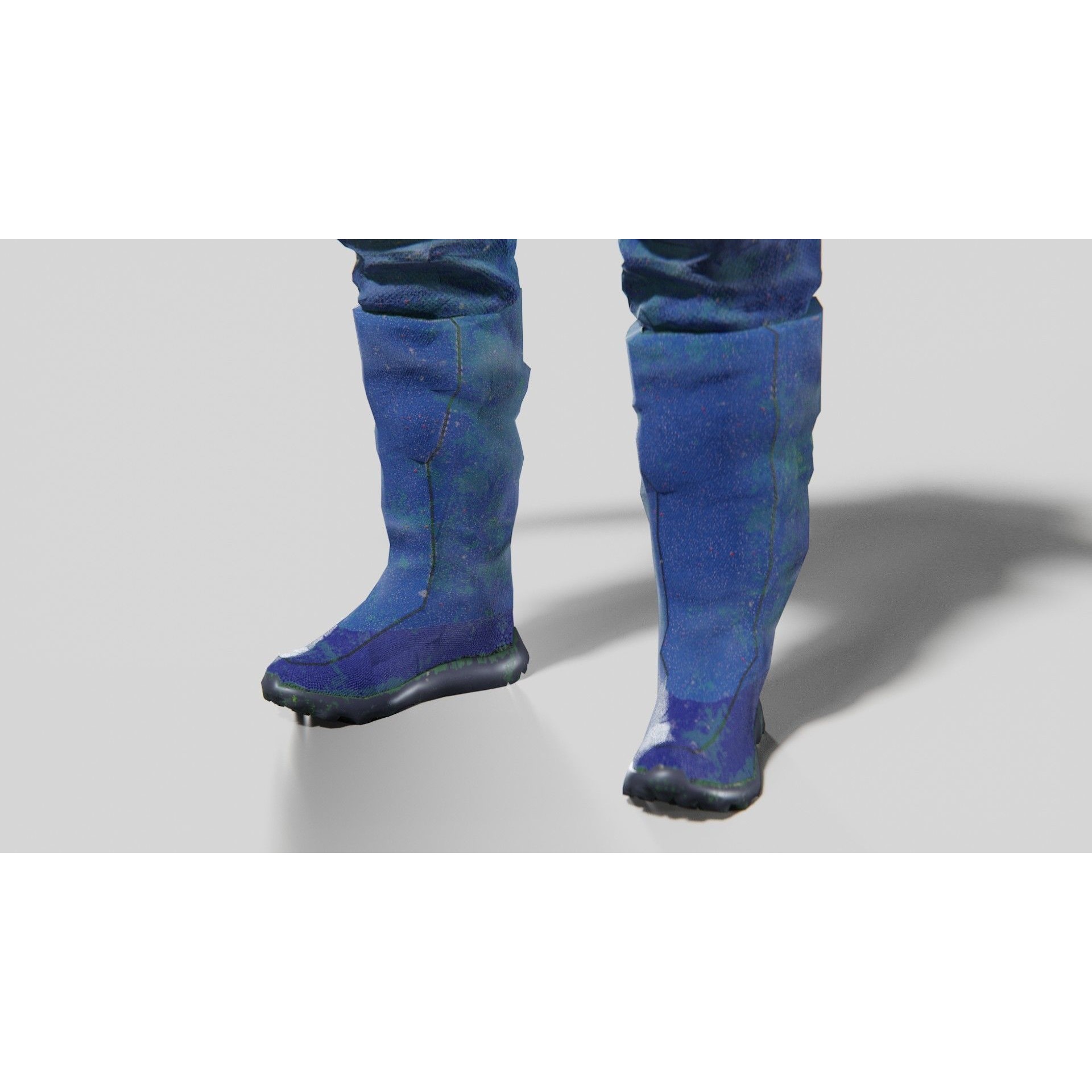 Modern Deep Sea Diving Suit - Low-Poly Game-Ready 3D Model - View 14