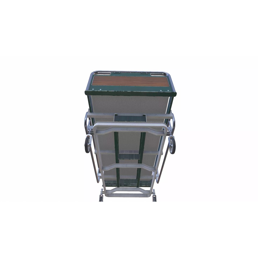 Old Hospital Bed 3D Model – Low Poly PBR Game Asset, FBX, OBJ, Blender - View 18
