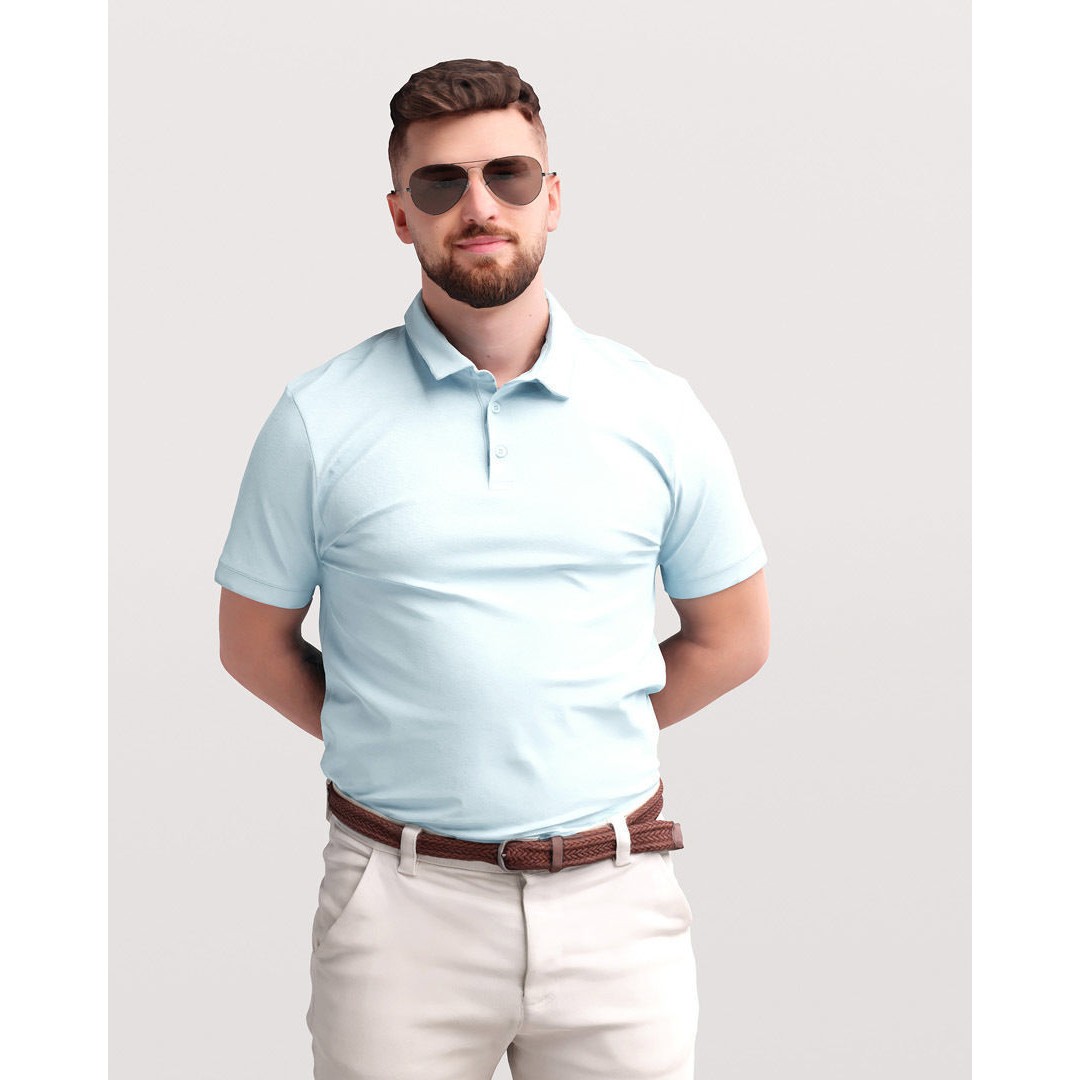Humano Yacht Crew Man 3D Model – Realistic Pose, PBR Textures, FBX - View 8