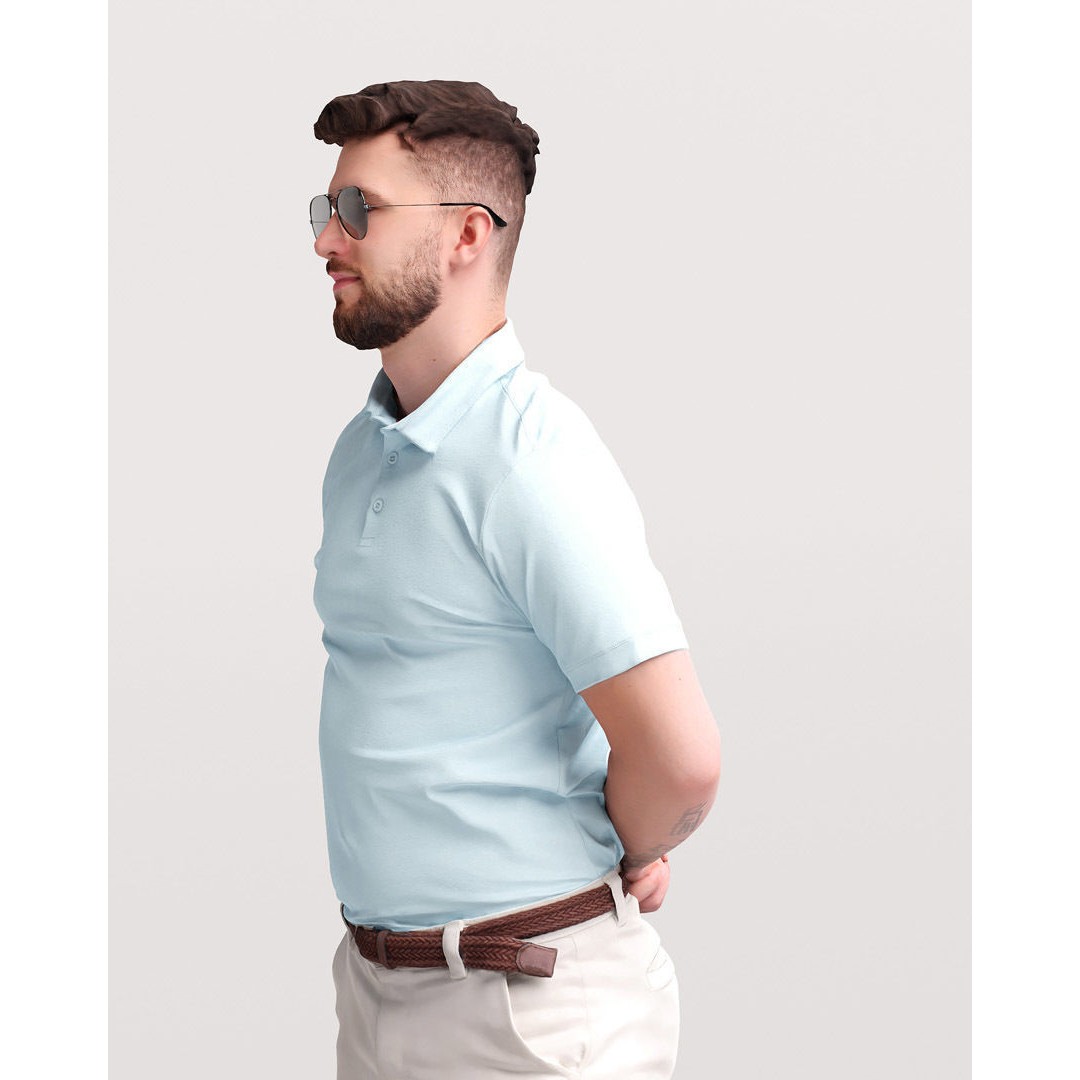 Humano Yacht Crew Man 3D Model – Realistic Pose, PBR Textures, FBX - View 9