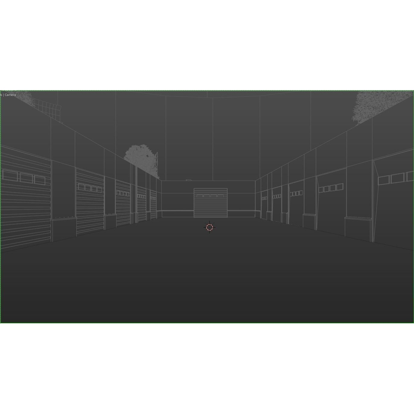 Street Alleyway Environment - Low-Poly Game-Ready 3D Model - View 8