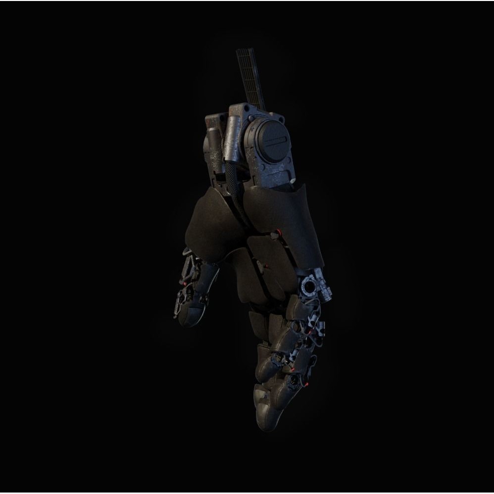 Mechanical Hand 3D Model – Rigged Sci-Fi Character, Blender - View 15