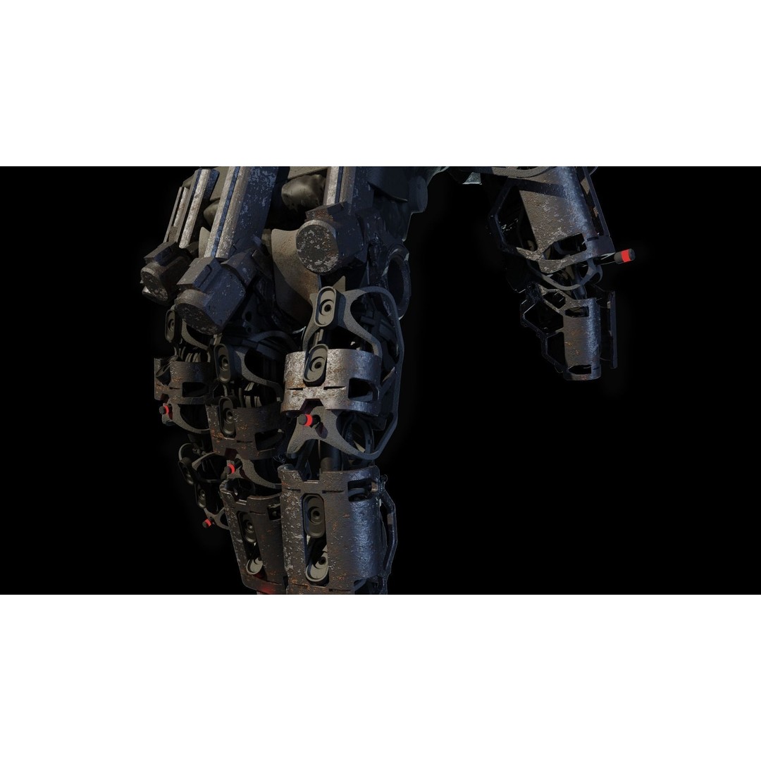 Mechanical Hand 3D Model – Rigged Sci-Fi Character, Blender - View 28
