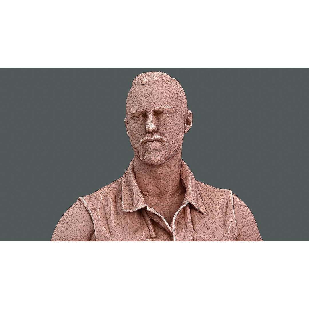 Casual Male Character 3D Model – Photorealistic Game-Ready Asset, FBX - View 11