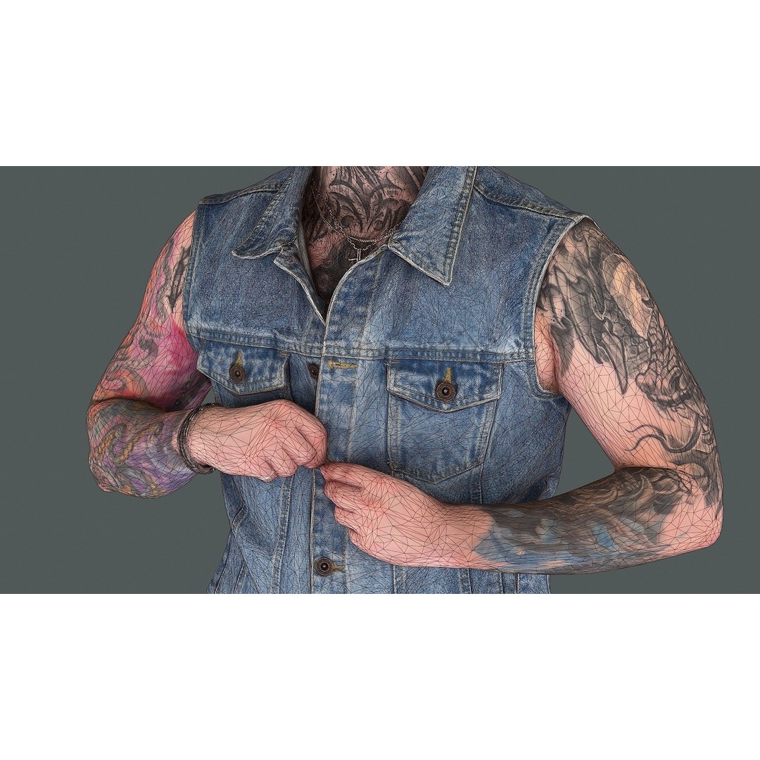 Casual Male Character 3D Model – Photorealistic Game-Ready Asset, FBX - View 12