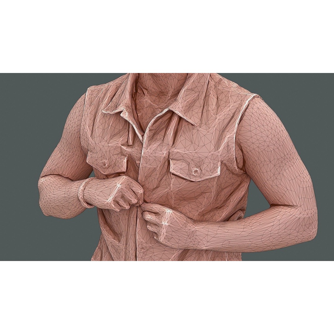 Casual Male Character 3D Model – Photorealistic Game-Ready Asset, FBX - View 13
