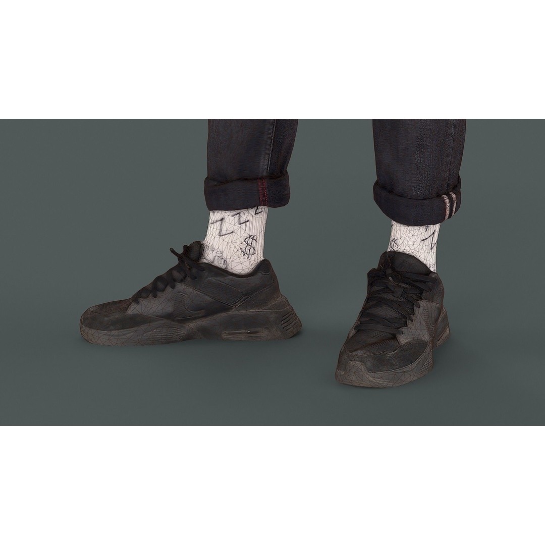 Casual Male Character 3D Model – Photorealistic Game-Ready Asset, FBX - View 16