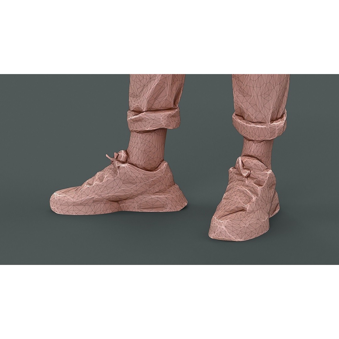 Casual Male Character 3D Model – Photorealistic Game-Ready Asset, FBX - View 17