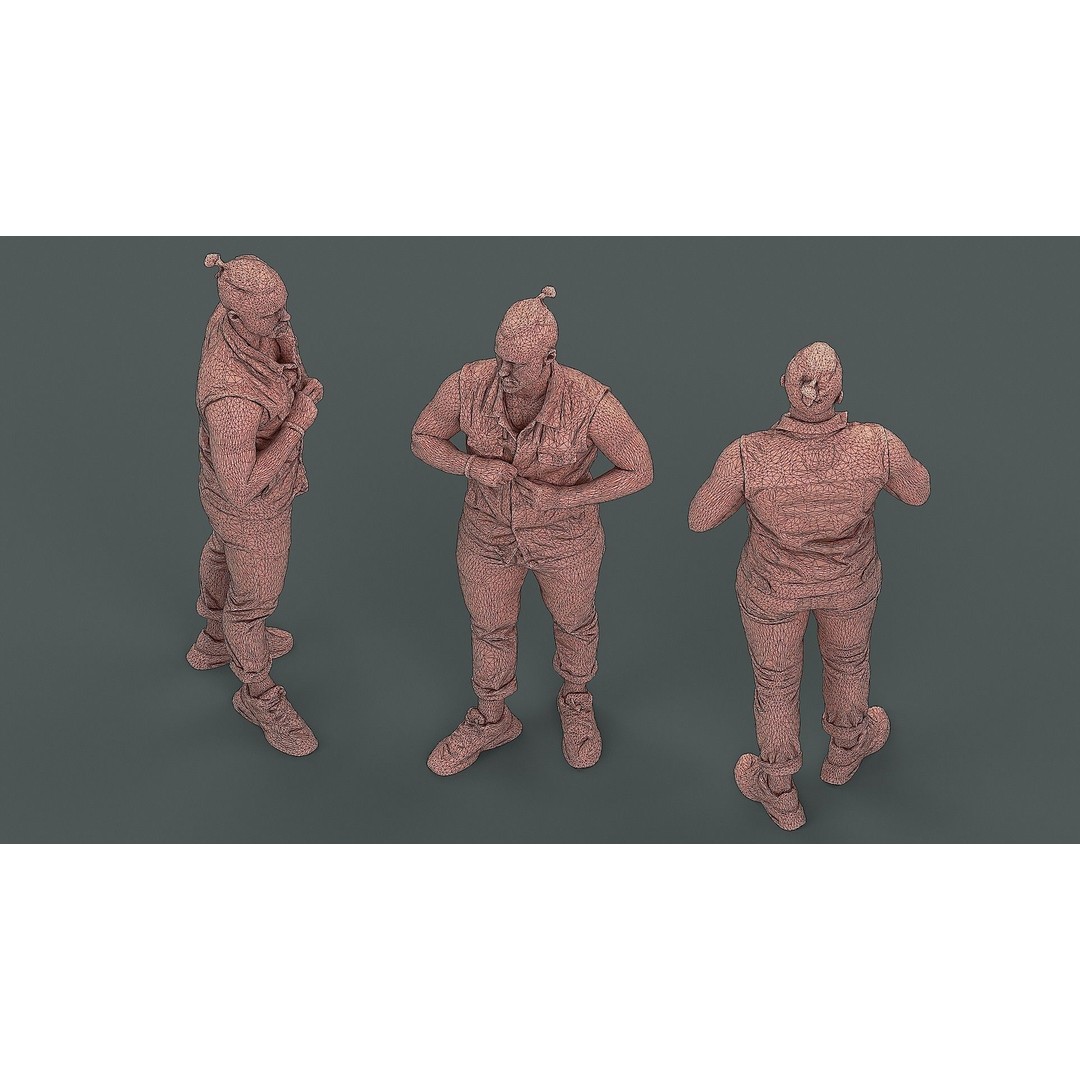 Casual Male Character 3D Model – Photorealistic Game-Ready Asset, FBX - View 9