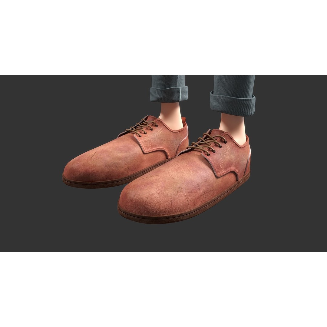 Cartoon Man 3D Model – High-Quality Character with Clothing Options, FBX - View 19