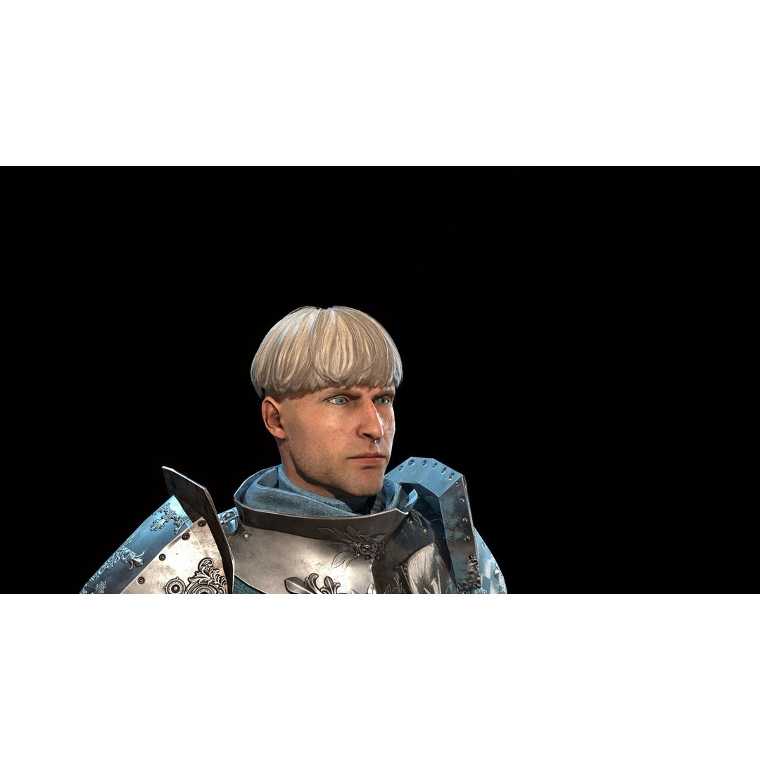Knight 3D Model – Low Poly Rigged Character with Animations, FBX - View 28