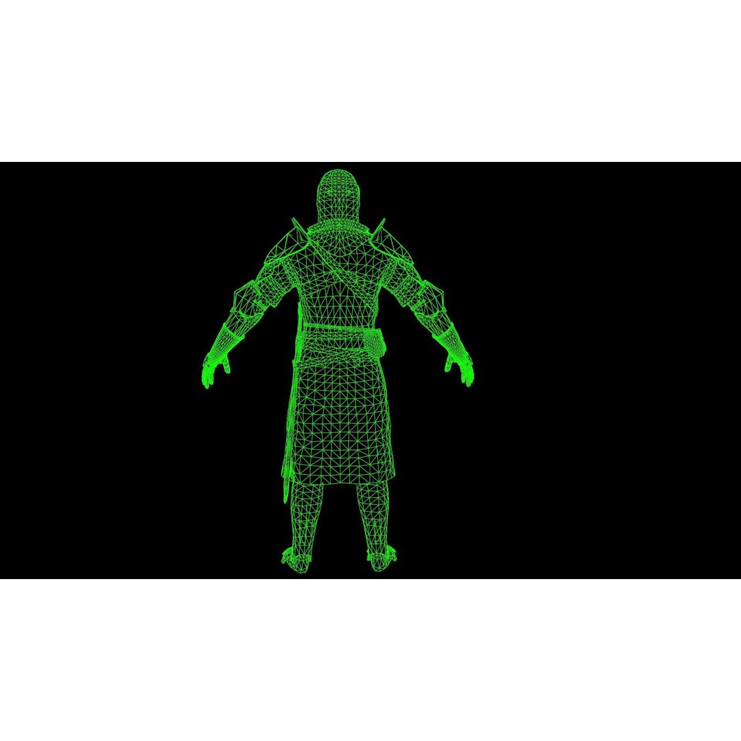 Knight 3D Model – Low Poly Rigged Character with Animations, FBX - View 32