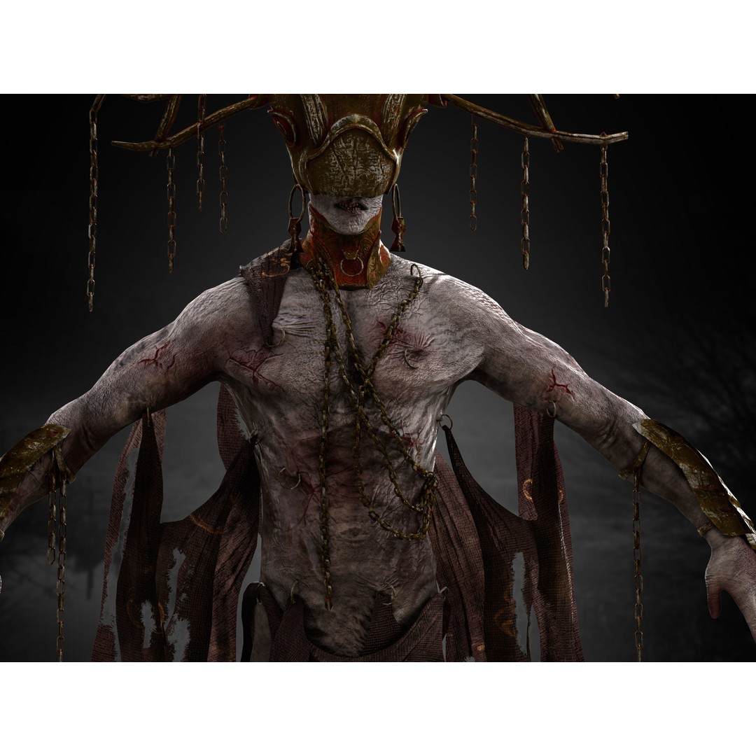 Demon Mammon 3D Model – Low Poly Character, Rigged, PBR Textures - View 10