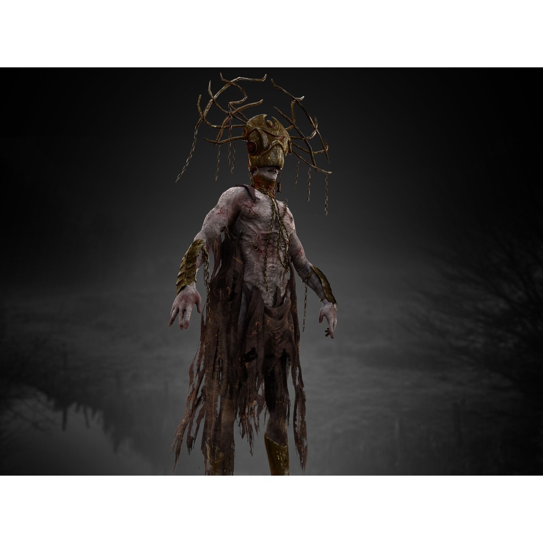 Demon Mammon 3D Model – Low Poly Character, Rigged, PBR Textures - View 13