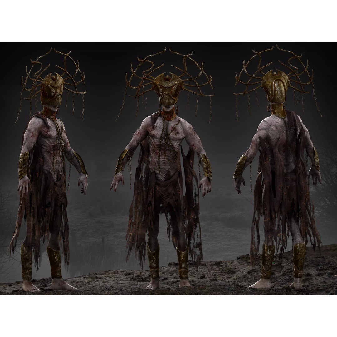 Demon Mammon 3D Model – Low Poly Character, Rigged, PBR Textures - View 2