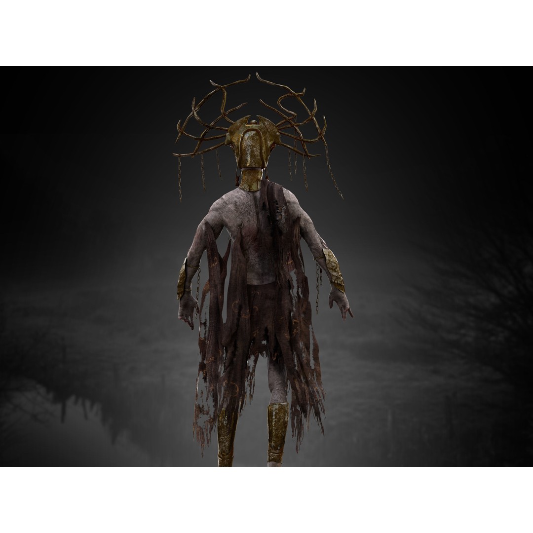 Demon Mammon 3D Model – Low Poly Character, Rigged, PBR Textures - View 7