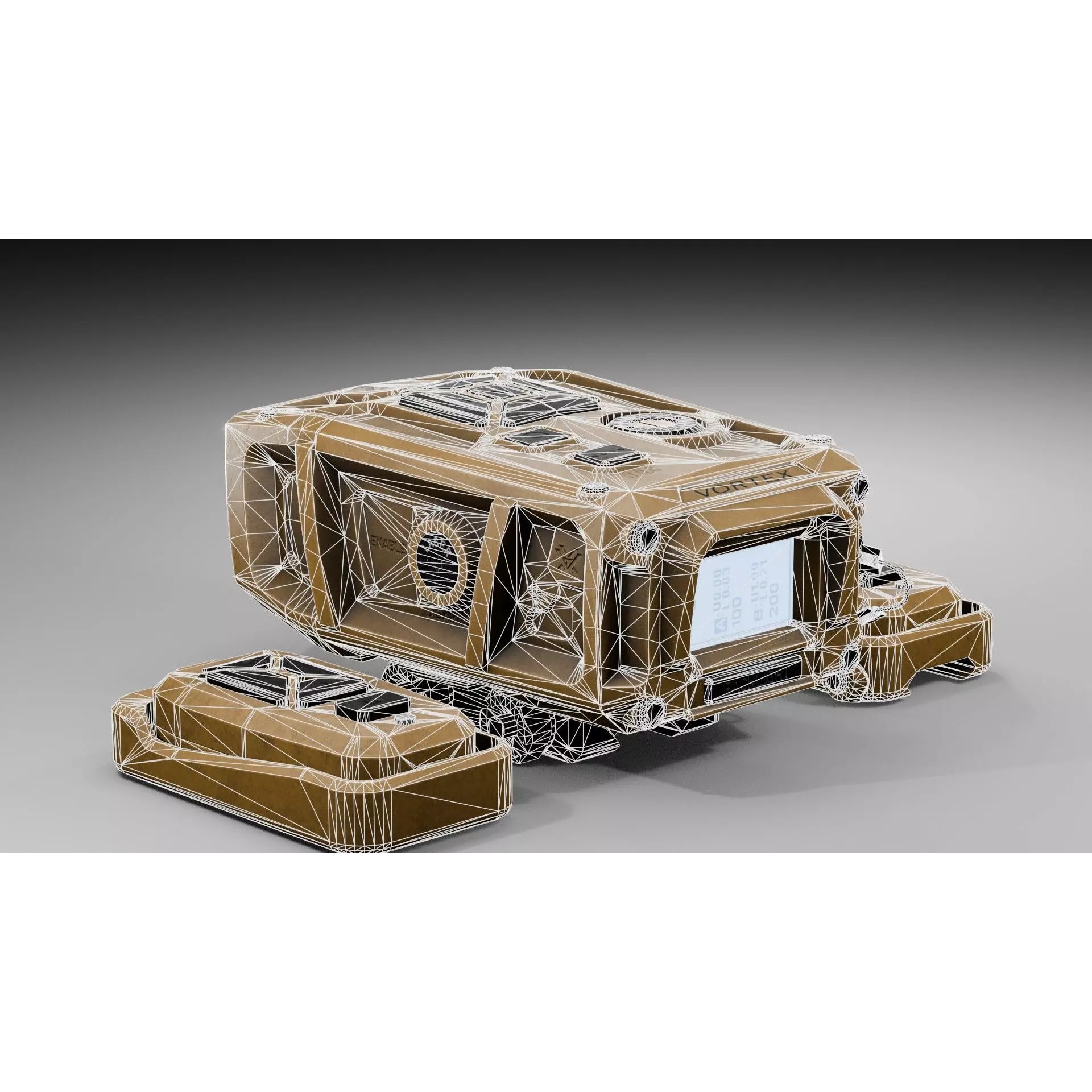 Rangefinder Vortex Impact 4000 Rail - Low-Poly Game-Ready 3D Model - View 14