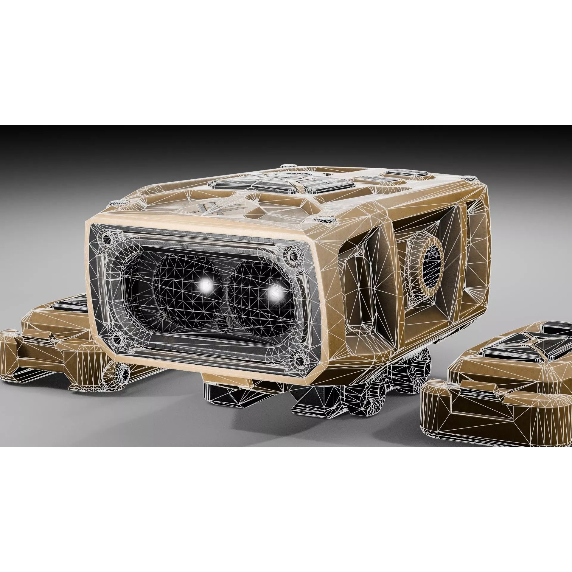 Rangefinder Vortex Impact 4000 Rail - Low-Poly Game-Ready 3D Model - View 16