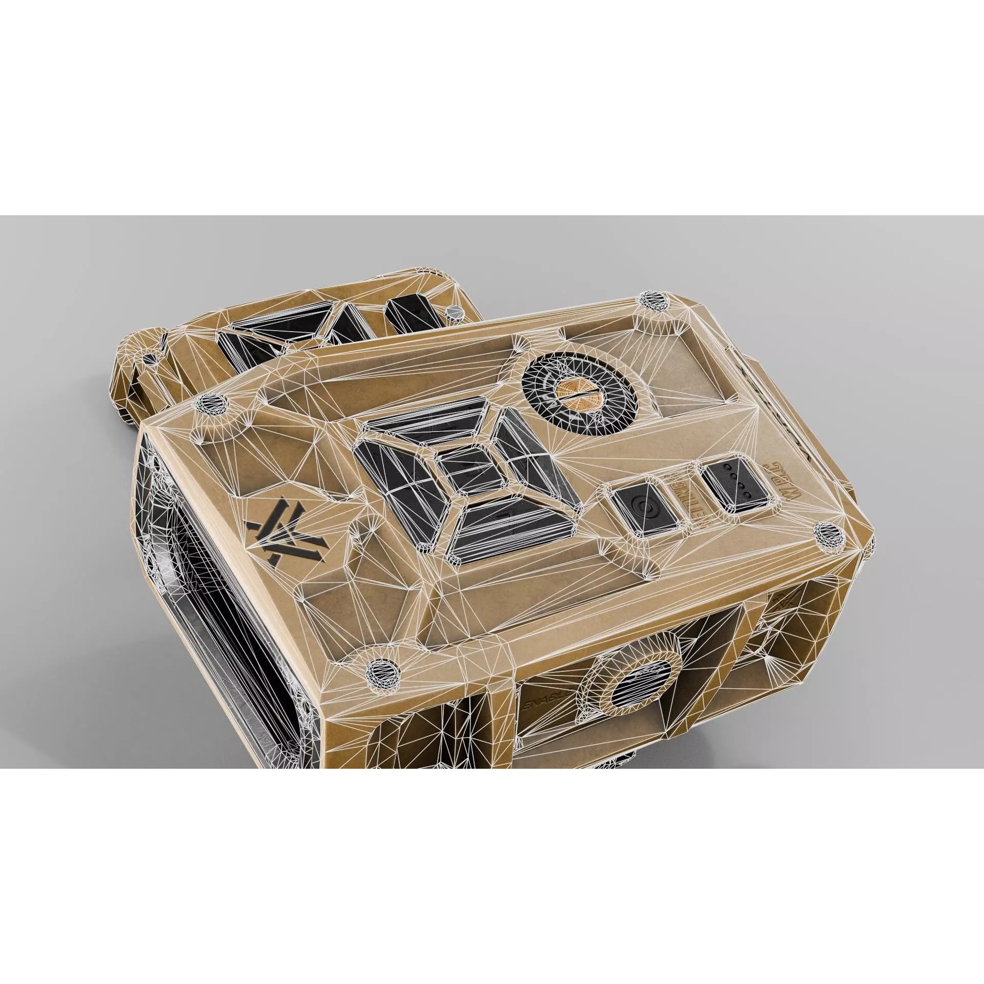 Rangefinder Vortex Impact 4000 Rail - Low-Poly Game-Ready 3D Model - View 17