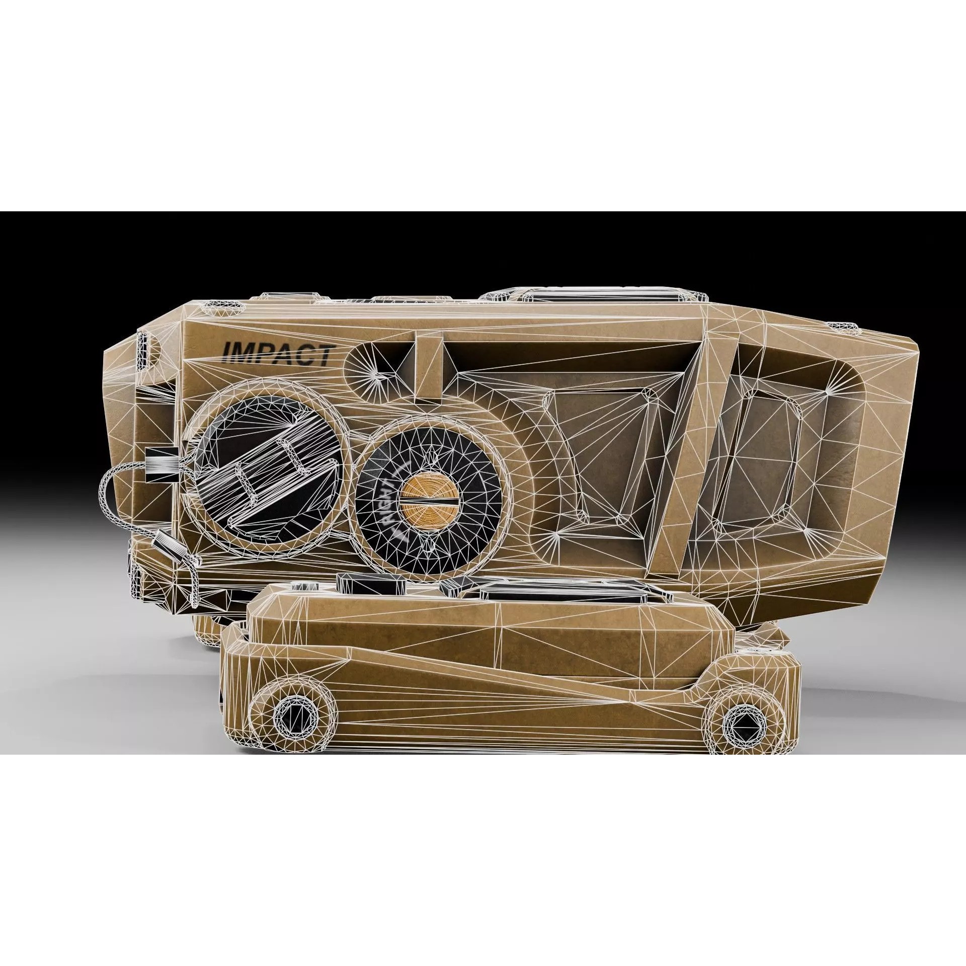 Rangefinder Vortex Impact 4000 Rail - Low-Poly Game-Ready 3D Model - View 20