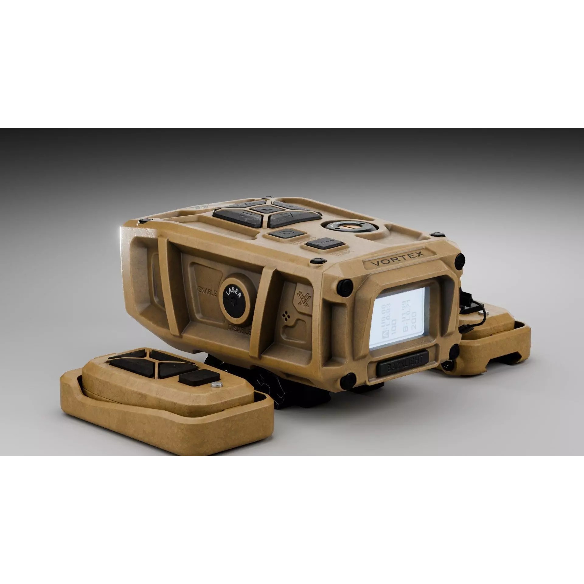 Rangefinder Vortex Impact 4000 Rail - Low-Poly Game-Ready 3D Model - View 3