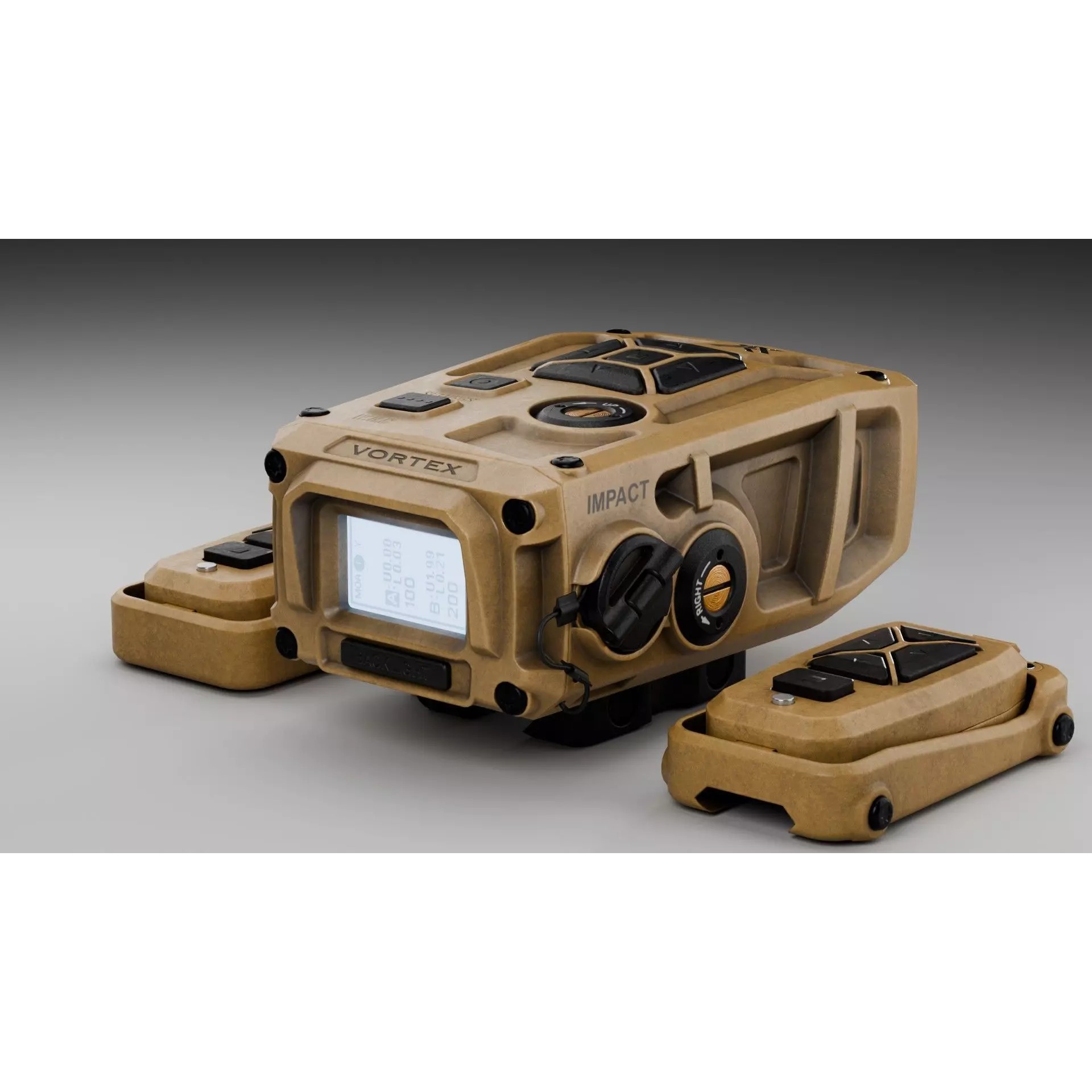 Rangefinder Vortex Impact 4000 Rail - Low-Poly Game-Ready 3D Model - View 4