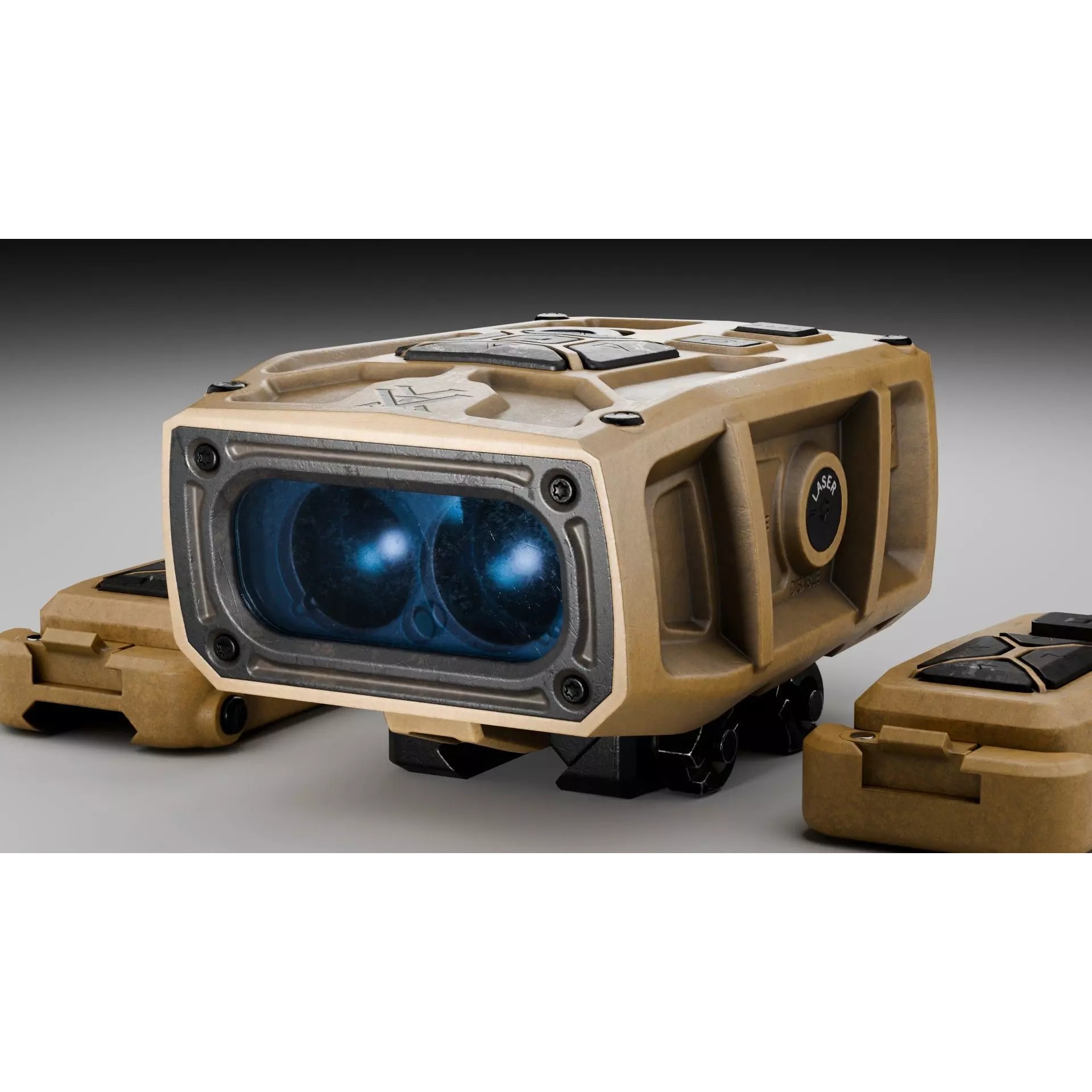 Rangefinder Vortex Impact 4000 Rail - Low-Poly Game-Ready 3D Model - View 5