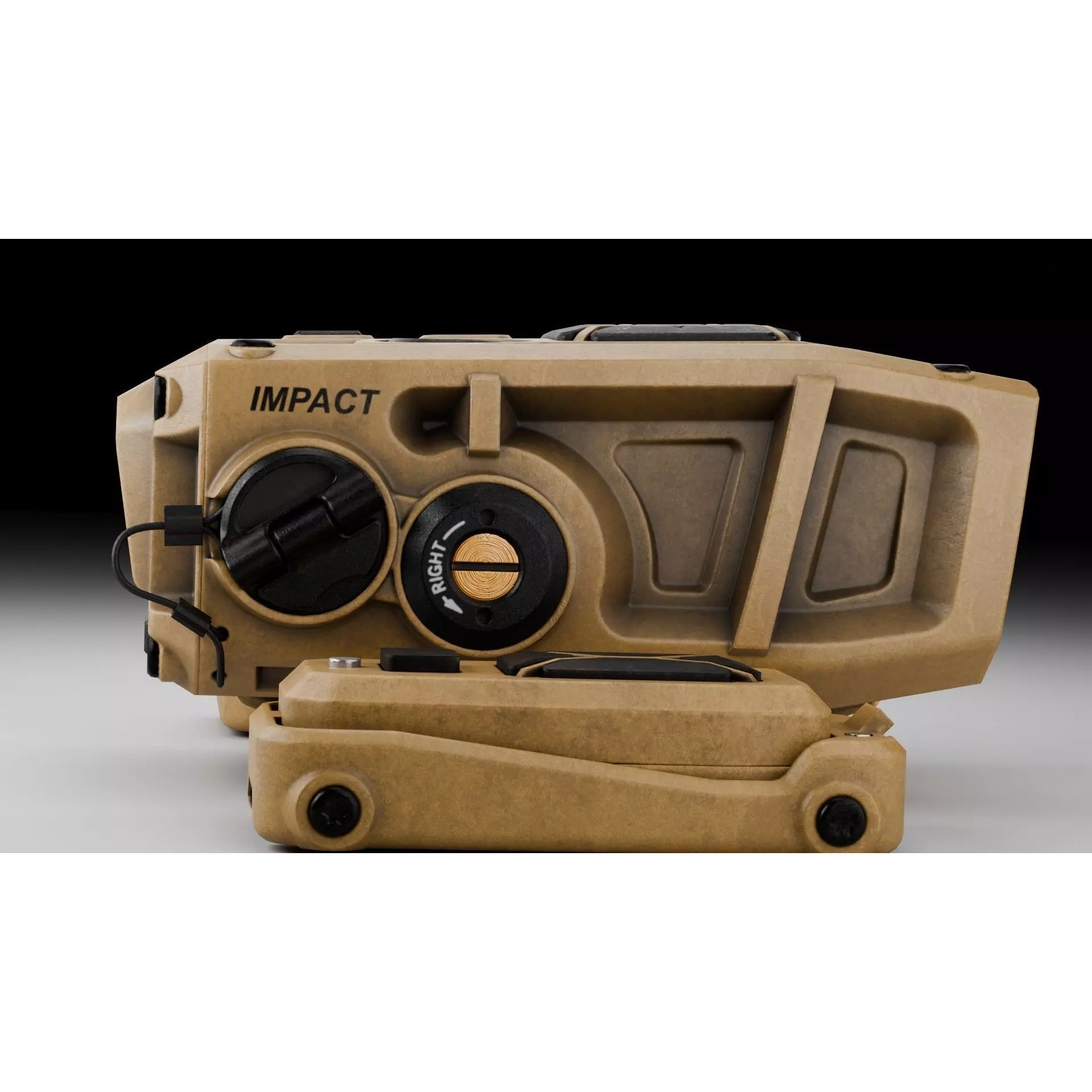 Rangefinder Vortex Impact 4000 Rail - Low-Poly Game-Ready 3D Model - View 9