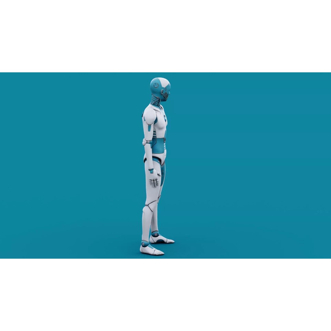 i-HOMO 07 3D Model – Rigged Sci-Fi Character for Unity & Unreal Engine - View 10