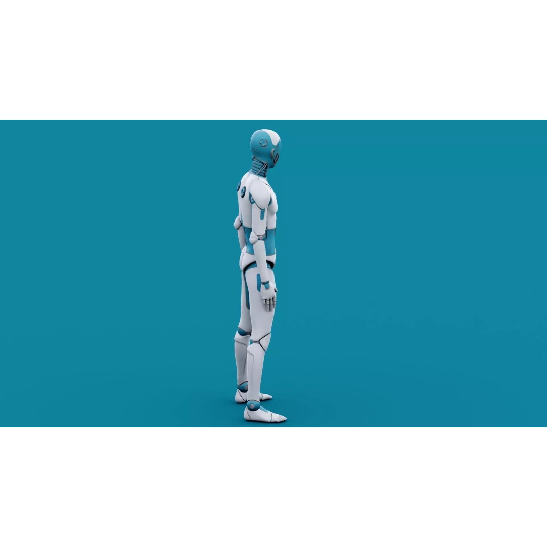 i-HOMO 07 3D Model – Rigged Sci-Fi Character for Unity & Unreal Engine - View 11