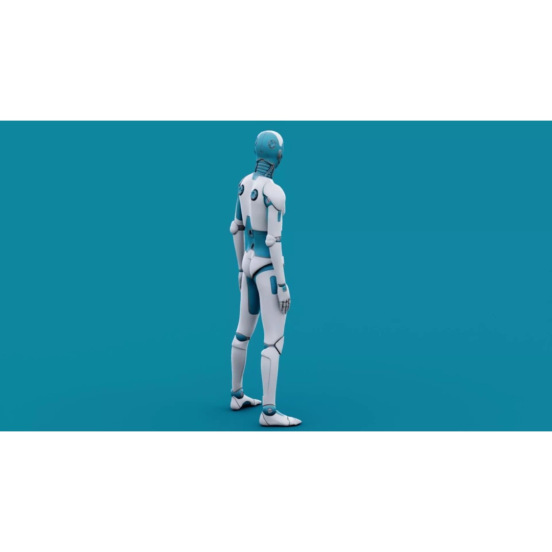 i-HOMO 07 3D Model – Rigged Sci-Fi Character for Unity & Unreal Engine - View 12