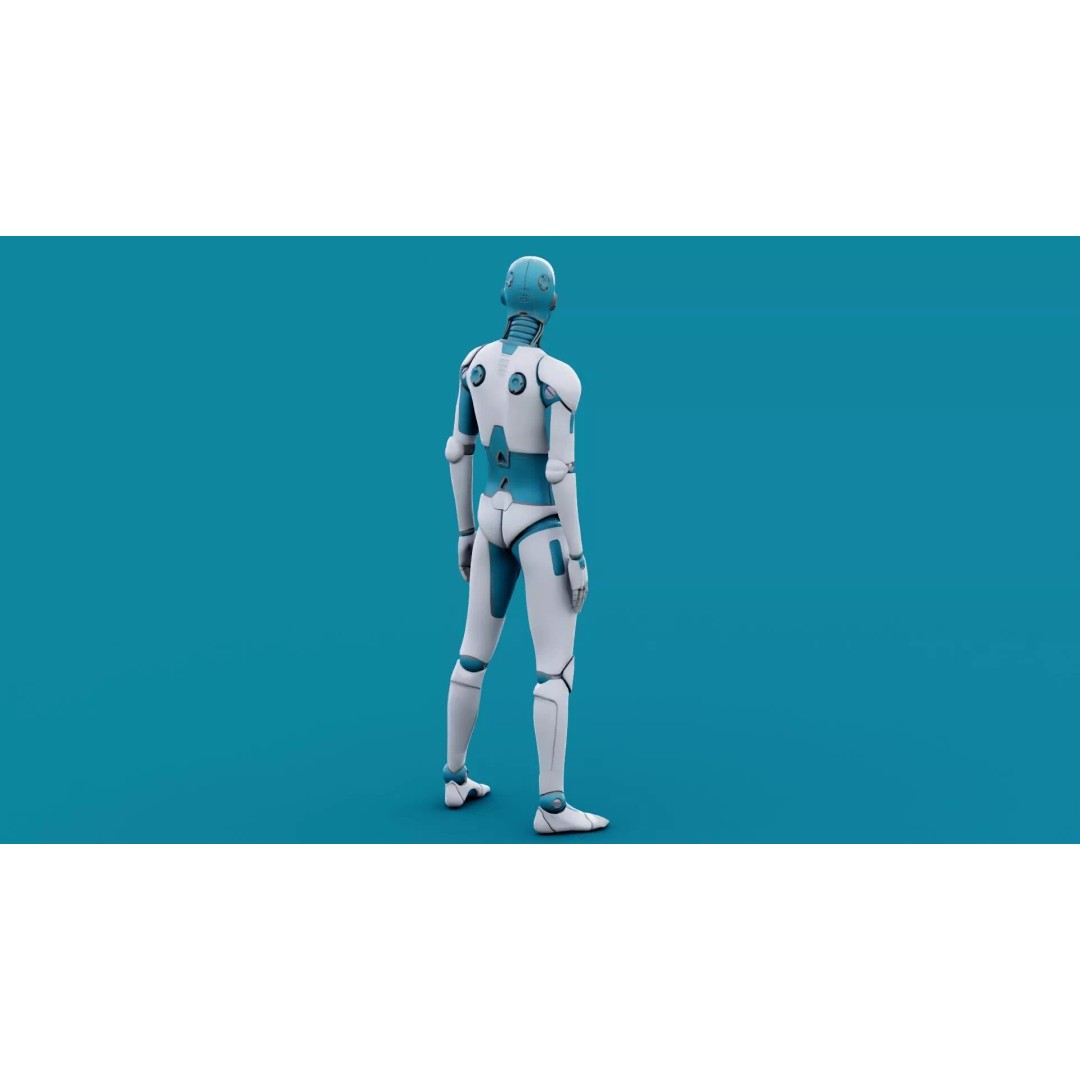 i-HOMO 07 3D Model – Rigged Sci-Fi Character for Unity & Unreal Engine - View 13