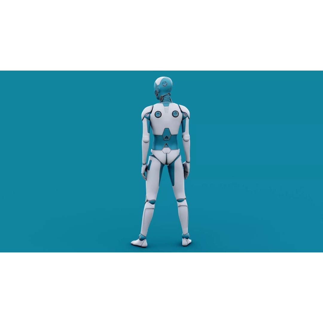 i-HOMO 07 3D Model – Rigged Sci-Fi Character for Unity & Unreal Engine - View 16