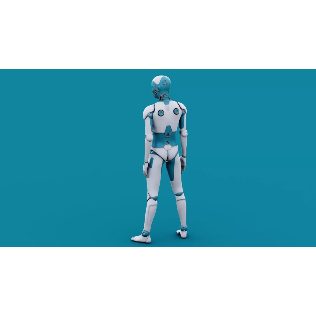i-HOMO 07 3D Model – Rigged Sci-Fi Character for Unity & Unreal Engine - View 17