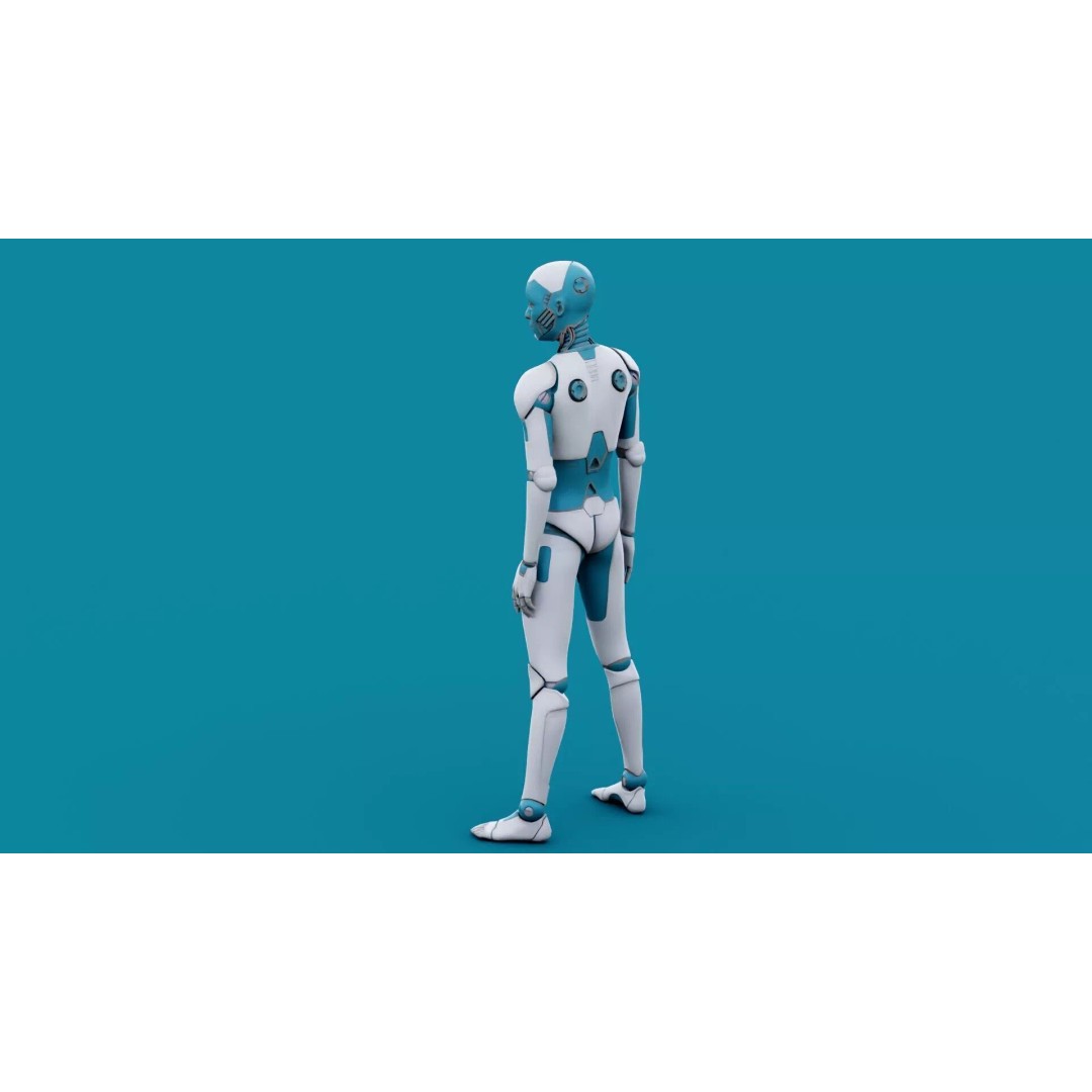 i-HOMO 07 3D Model – Rigged Sci-Fi Character for Unity & Unreal Engine - View 18